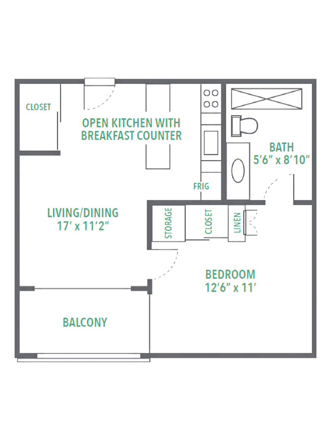 Independent and Assisted Living Floor plan