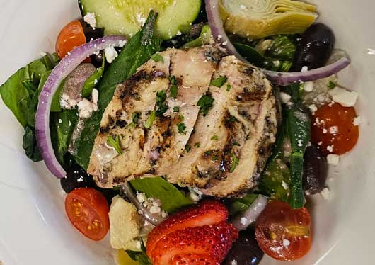 Gourmet chicken salad at Cascades of Tucson