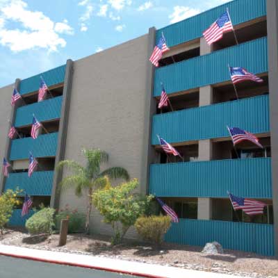 Cascades of Tucson celebrating The 4th of July